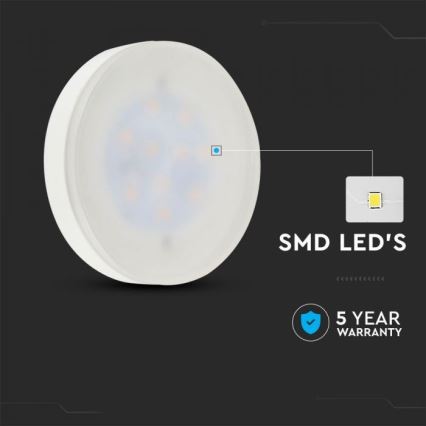 Lâmpada LED SAMSUNG CHIP GX53/6,4W/230V 3000K