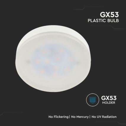 Lâmpada LED SAMSUNG CHIP GX53/6,4W/230V 3000K