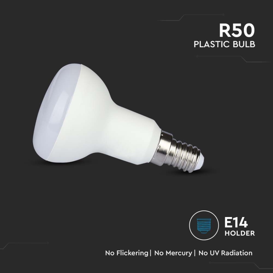 Lâmpada LED SAMSUNG CHIP R50 E14/4,8W/230V 3000K