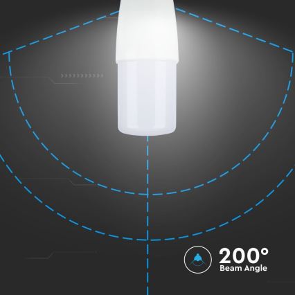 Lâmpada LED SAMSUNG CHIP T37 E14/7,5W/230V 6400K
