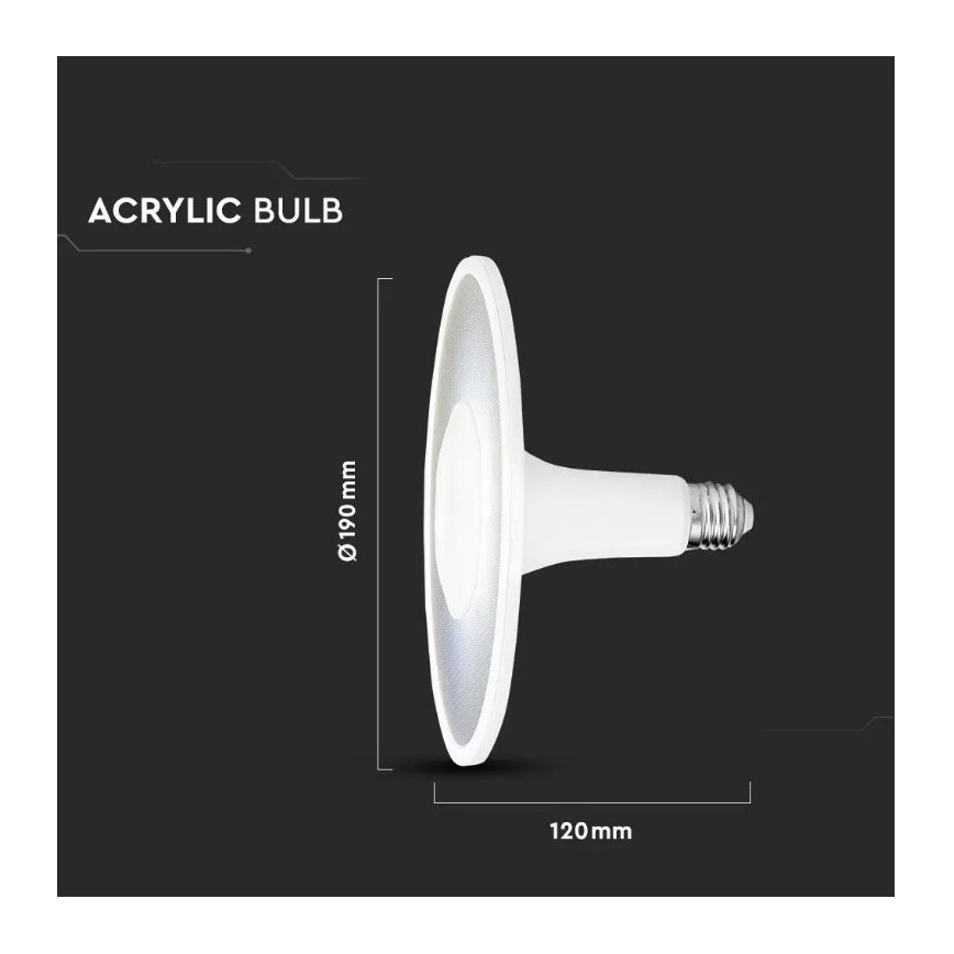 Lâmpada LED SAMSUNG CHIP UFO E27/11W/230V 120° 4000K