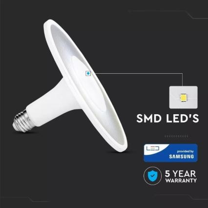 Lâmpada LED SAMSUNG CHIP UFO E27/18W/230V 120° 6400K