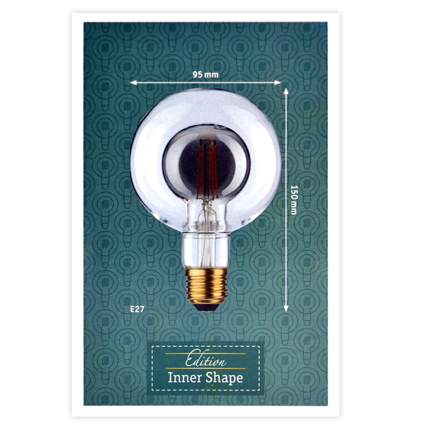 Lâmpada LED SHAPE G95 E27/4W/230V 2700K - Paulmann 28766