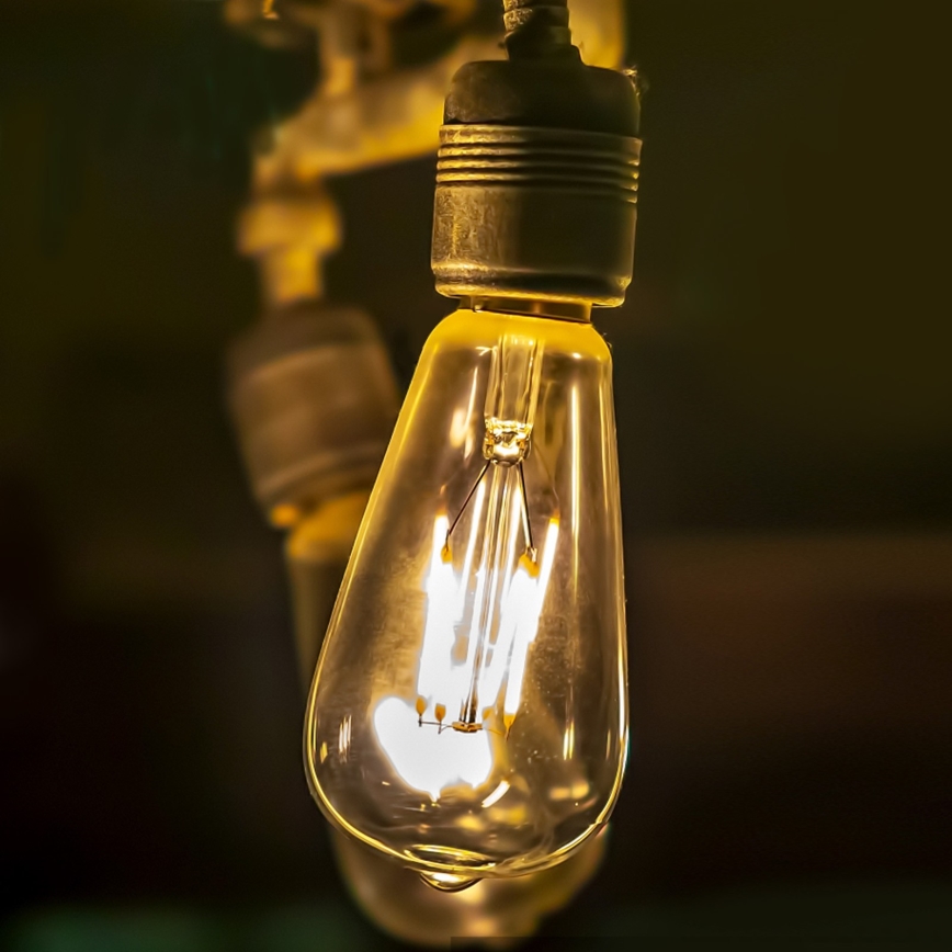 Lâmpada LED ST64 E27/8W/230V 2200K - Aigostar