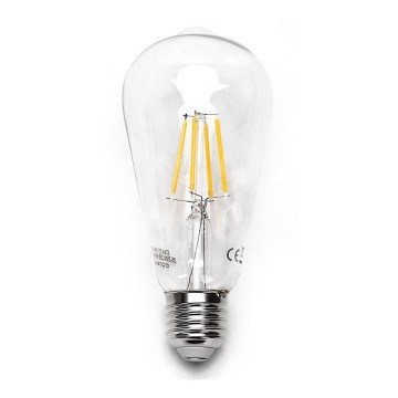 Lâmpada LED ST64 E27/8W/230V 2700K - Aigostar