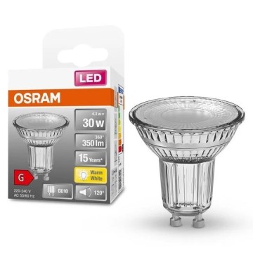 Lâmpada LED STAR PAR16 GU10/4,3W/230V 2700K 120° - Osram