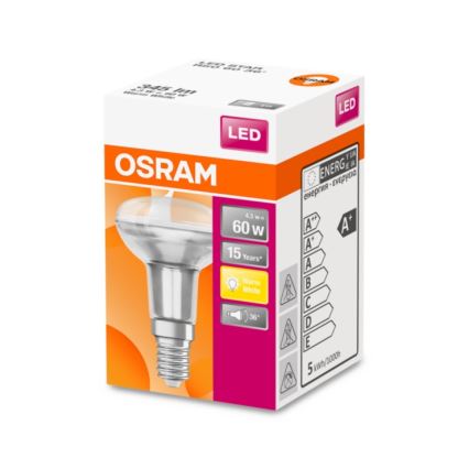 Lâmpada LED STAR R50 E14/4,3W/230V 2700K - Osram