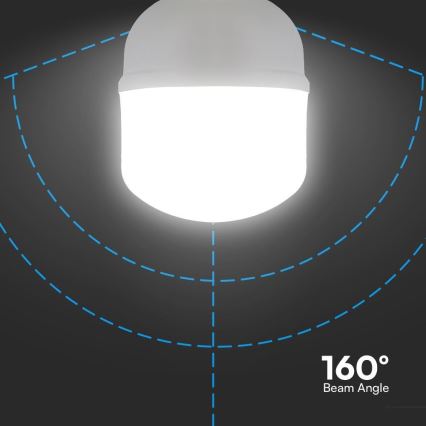 Lâmpada LED T160 E40 E27/60W/230V 6500K
