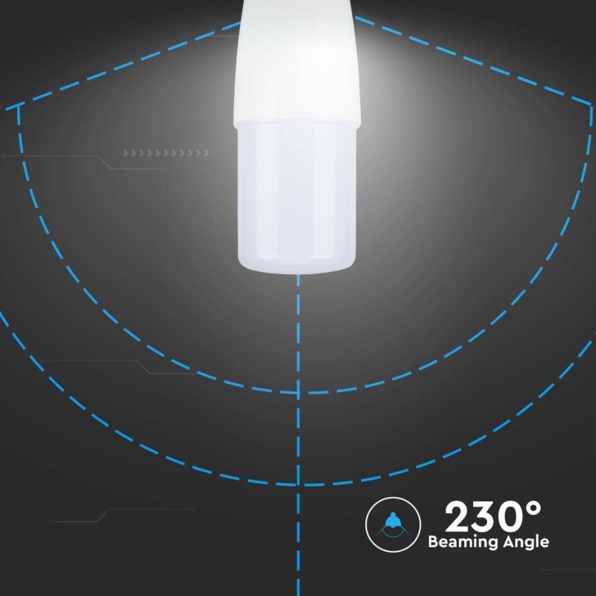 Lâmpada LED T37 E14/9W/230V 2700K
