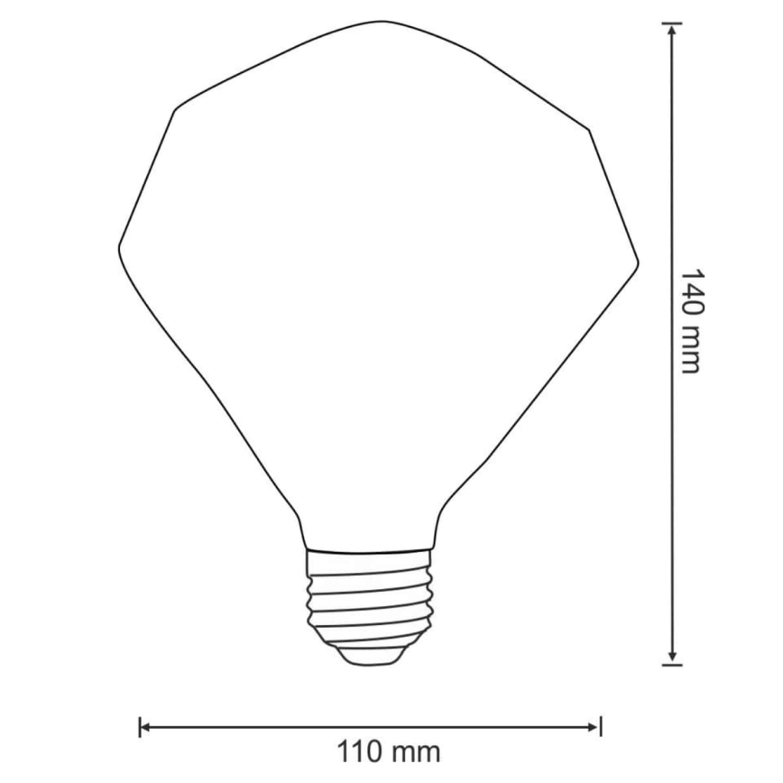 Lâmpada LED VINTAGE AMBER E27/4W/230V 2700K