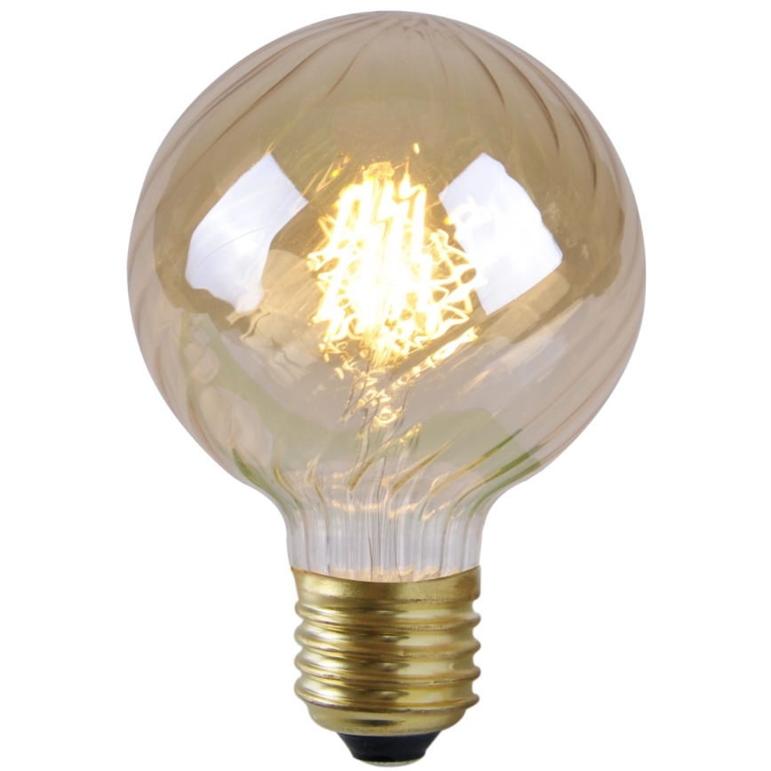 Lâmpada LED VINTAGE AMBER G95 E27/4W/230V 2700K