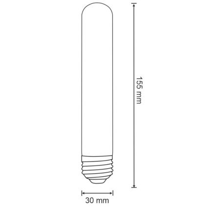 Lâmpada LED VINTAGE E27/4W/230V 3000K