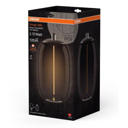 Lâmpada LED VINTAGE FILAMENT E27/4W/230V 2700K fumado - Osram