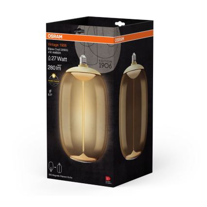 Lâmpada LED VINTAGE FILAMENT E27/4W/230V 2700K - Osram