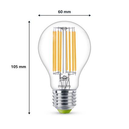 Lâmpada LED VINTAGE Philips A60 E27/4W/230V 3000K
