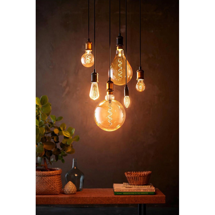 Lâmpada LED VINTAGE Philips E27/4,5W/230V 1800K