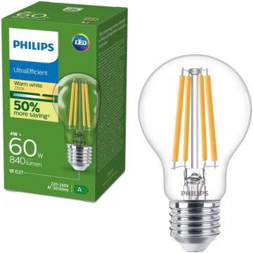 Lâmpada LED VINTAGE Philips E27/4W/230V 2700K