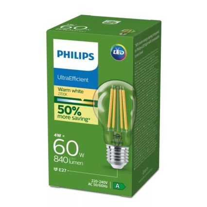 Lâmpada LED VINTAGE Philips E27/4W/230V 2700K
