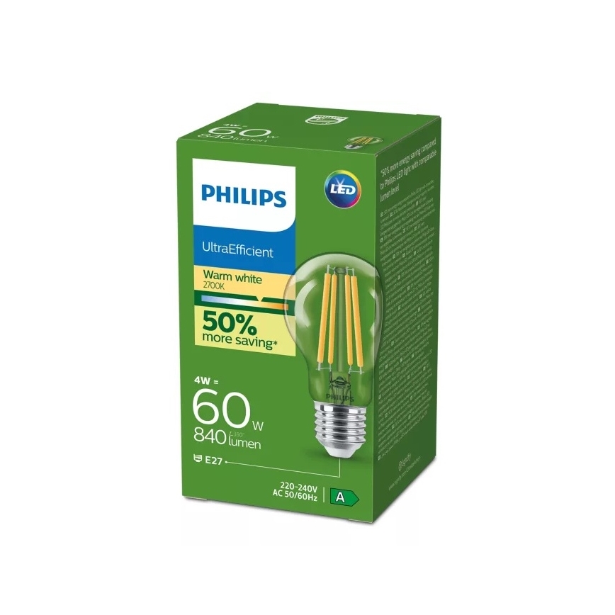 Lâmpada LED VINTAGE Philips E27/4W/230V 2700K