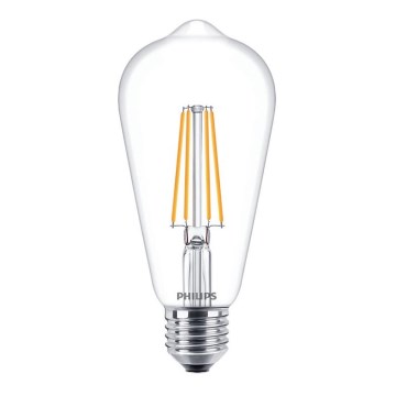 Lâmpada LED VINTAGE Philips ST64 E27/7W/230V 2700K