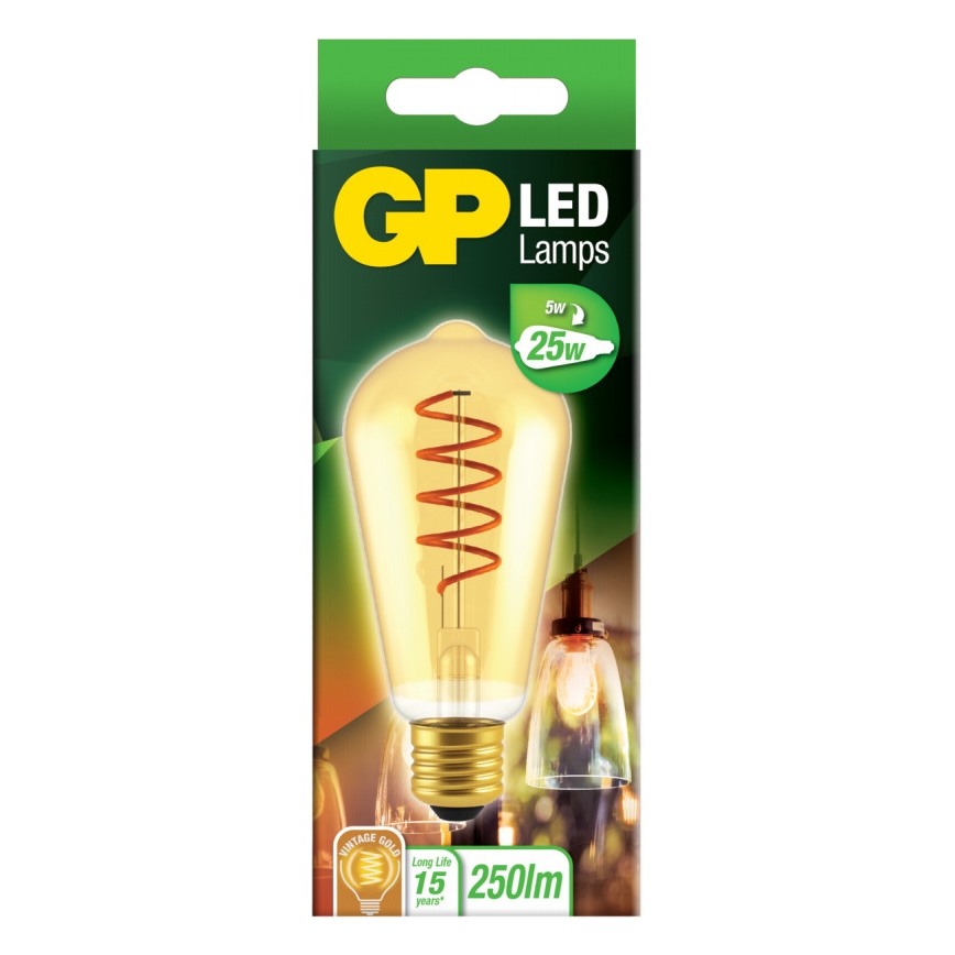 Lâmpada LED VINTAGE ST64 E27/5W/230V 2000K - GP