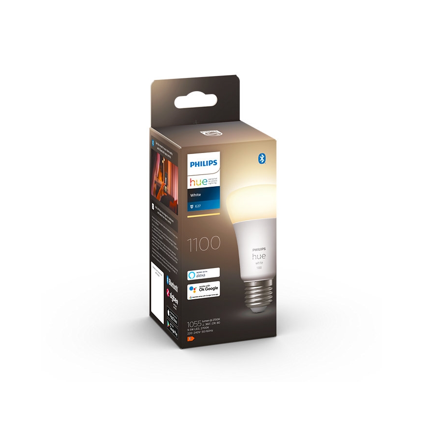 Lâmpada regulável em luz LED Branca Philips Hue E27/9,5W/230V 2700K