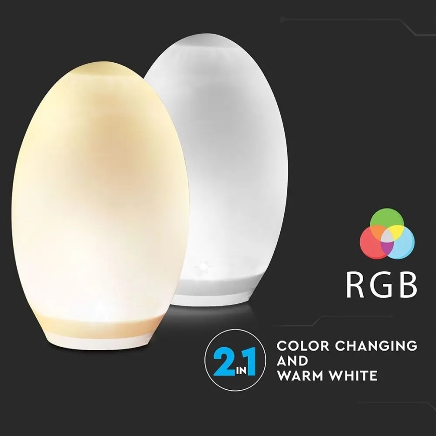 Lâmpada solar decorativa LED RGB 0,2W/1xAA IP44
