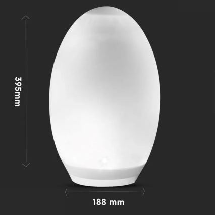 Lâmpada solar decorativa LED RGB 0,2W/1xAA IP44