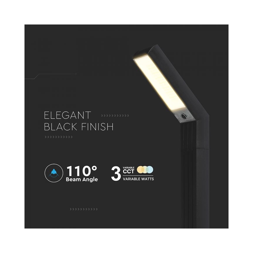 Lâmpada solar LED 2 em 1 LED/1,5W/3,7V IP65 1500 mAh