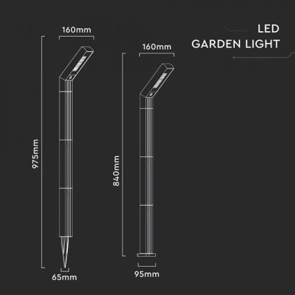 Lâmpada solar LED 2 em 1 LED/1,5W/3,7V IP65 1500 mAh
