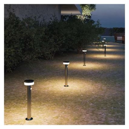 Lâmpada Solar LED com sensor LED/2W/3,7V 1200 mAh IP44 80 cm
