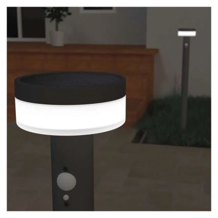 Lâmpada Solar LED com sensor LED/2W/3,7V 1200 mAh IP44 80 cm