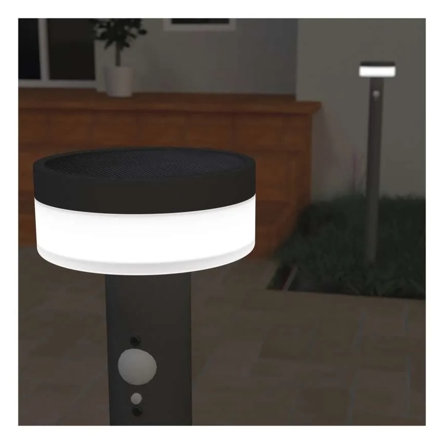 Lâmpada Solar LED com sensor LED/2W/3,7V 1200 mAh IP44 80 cm
