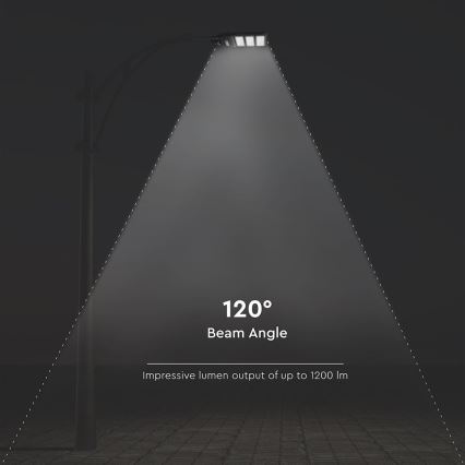 Luminária solar de LED regulável para rua com sensor de movimento e crepúsculo LED/12W/3,2V 6000K IP65 10000 mAh preta + controlo remoto