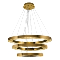 Lâmpada suspensa JESI LED/99W/230V 3000K Ø 100 cm Bronze