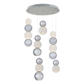 Lâmpada suspensa LED CREMONA LED/34W/230V 3000K crom mate