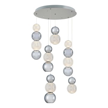 Lâmpada suspensa LED CREMONA LED/34W/230V 3000K crom mate