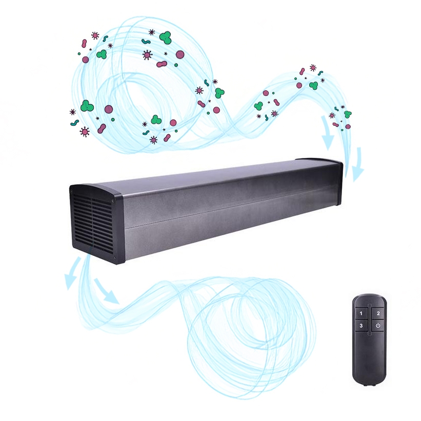 Lâmpada UV germicida indireta 2G11/36W/230V/2x AAA + comando