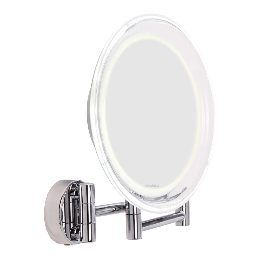 Lanaform - Espelho de Maquilhagem de Parede LED WALL LED/4xAAA