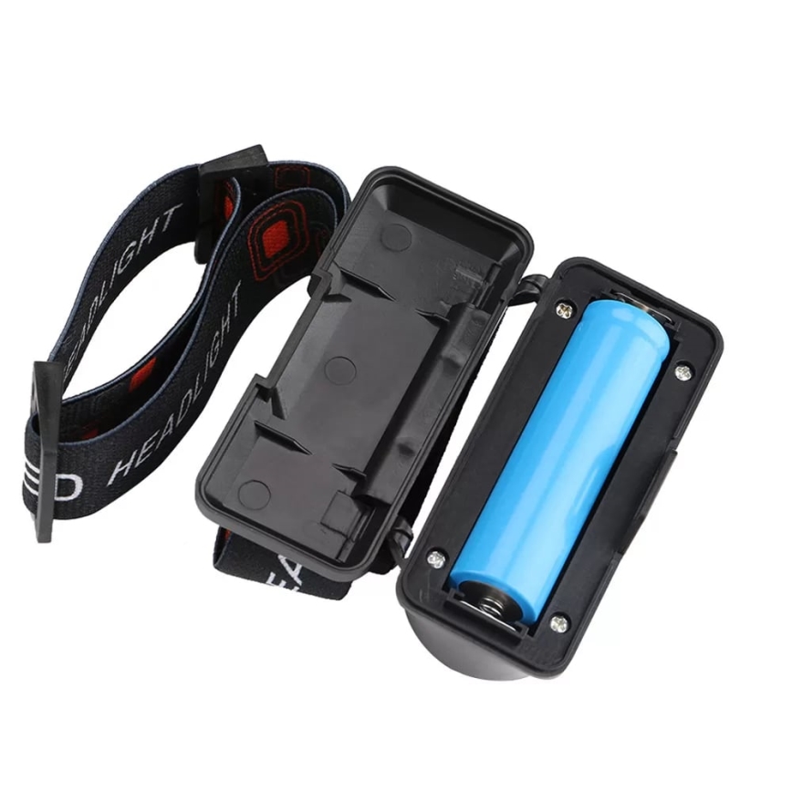 Lanterna de cabeça LED com regulação 2xLED/5V IP44 210 brilhante 2000 mAh