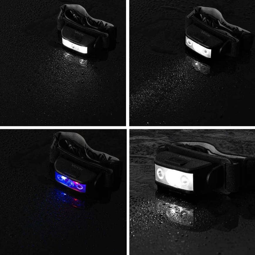Lanterna de cabeça LED com regulação 3xLED/5V IPX4 100 brilhante 1200 mAh
