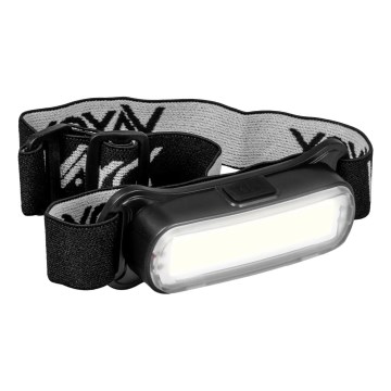 Lanterna de cabeça LED com regulação LED/5V IPX4 300 brilhante 1200 mAh