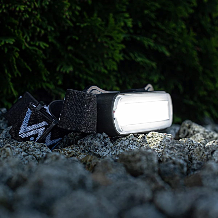 Lanterna de cabeça LED com regulação LED/5V IPX4 300 brilhante 1200 mAh