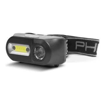 Lanterna de cabeça LED com sensor LED/3W/Li-ion 1200mAh IP54