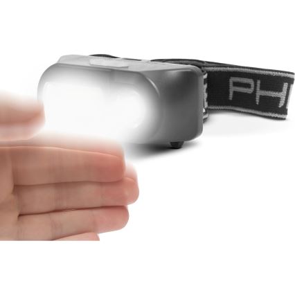 Lanterna de cabeça LED com sensor LED/3W/Li-ion 1200mAh IP54