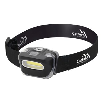 Lanterna de cabeça LED LED/3xAAA preta