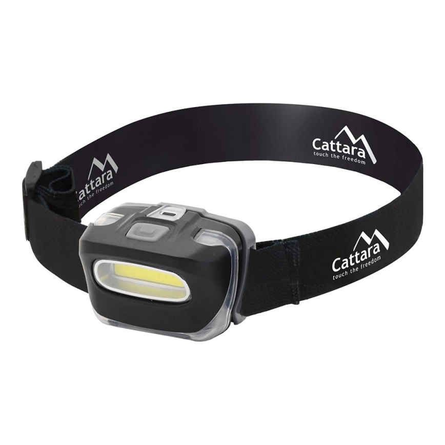 Lanterna de cabeça LED LED/3xAAA preta
