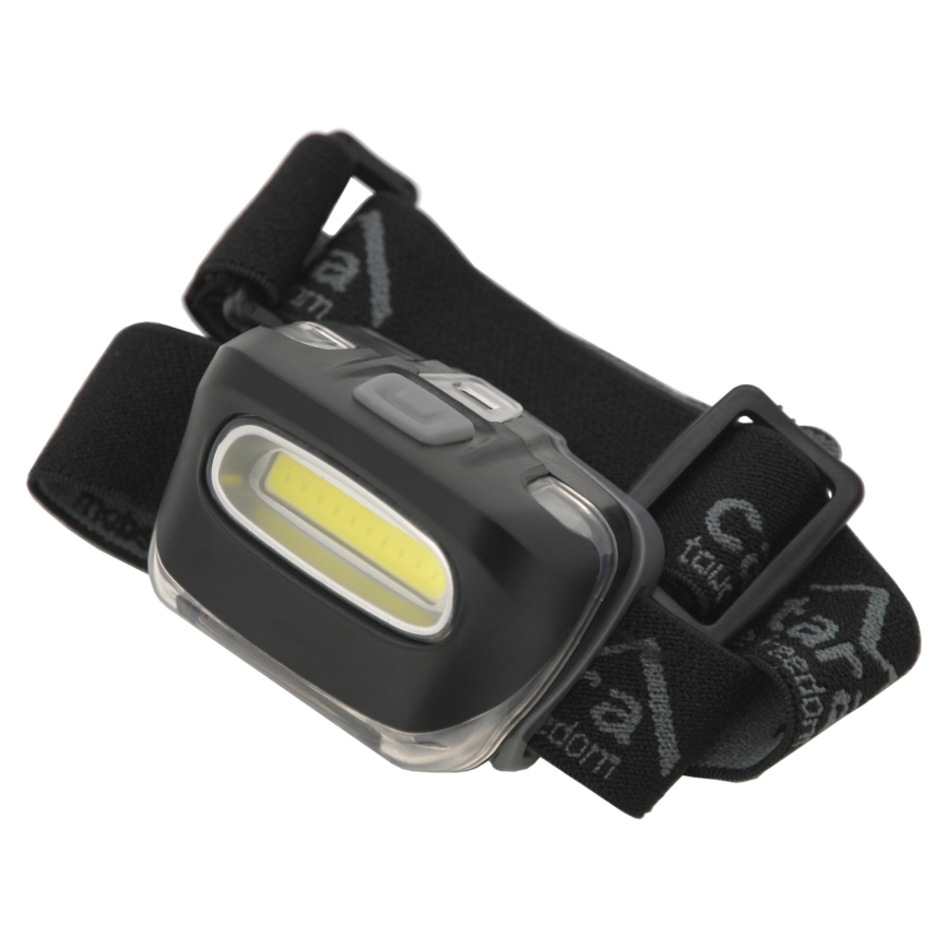 Lanterna de cabeça LED LED/3xAAA preta