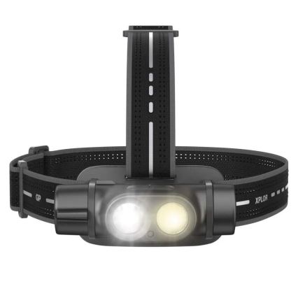 Lanterna de cabeça LED recarregável com regulação GP XPLOR PHR19 LED/1x18650/5V IPX8