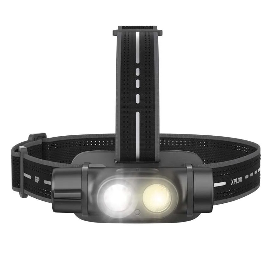 Lanterna de cabeça LED recarregável com regulação GP XPLOR PHR19 LED/1x18650/5V IPX8